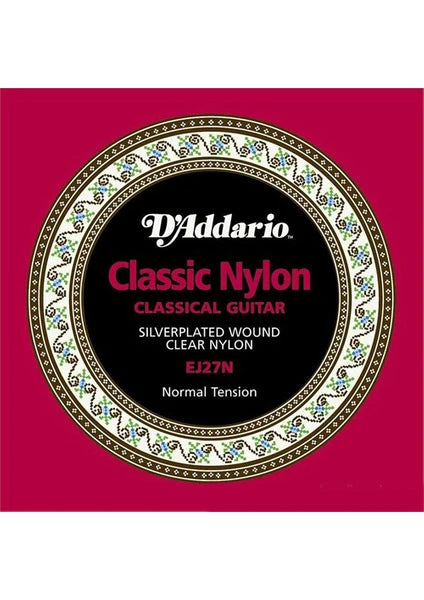D'Addario EJ27N 4/4 Normal Tension Klasik Gitar Teli