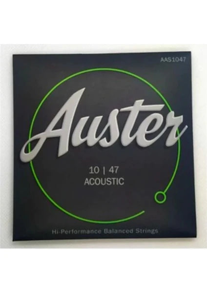Auster AAS1047 Takım Tel Akustik Gitar Teli 10-47