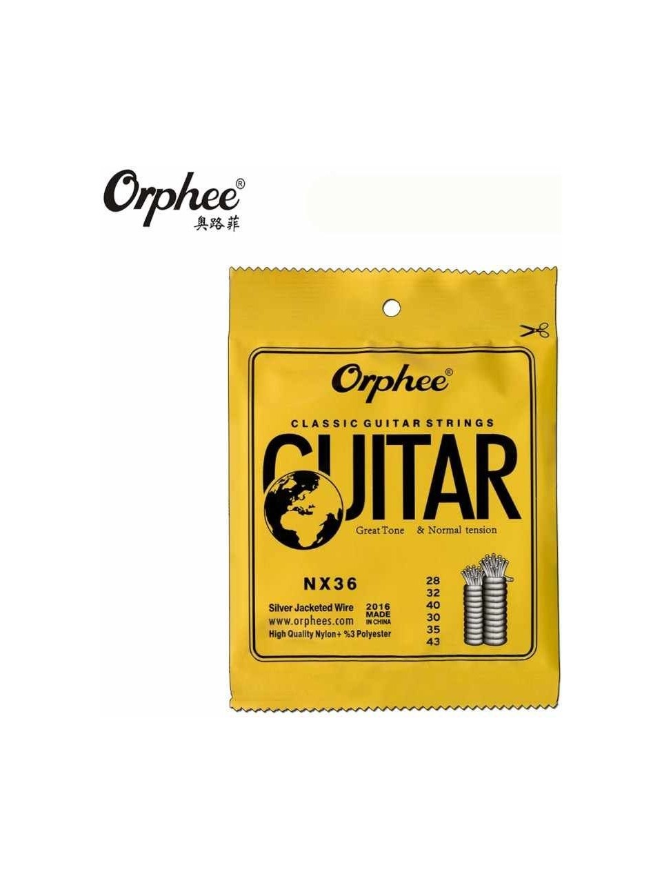 Orphee NX36 028-043 Klasik Gitar Teli