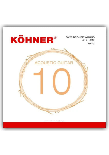 Köhner KH-10 Profesyonel Akustik Gitar Teli (010)