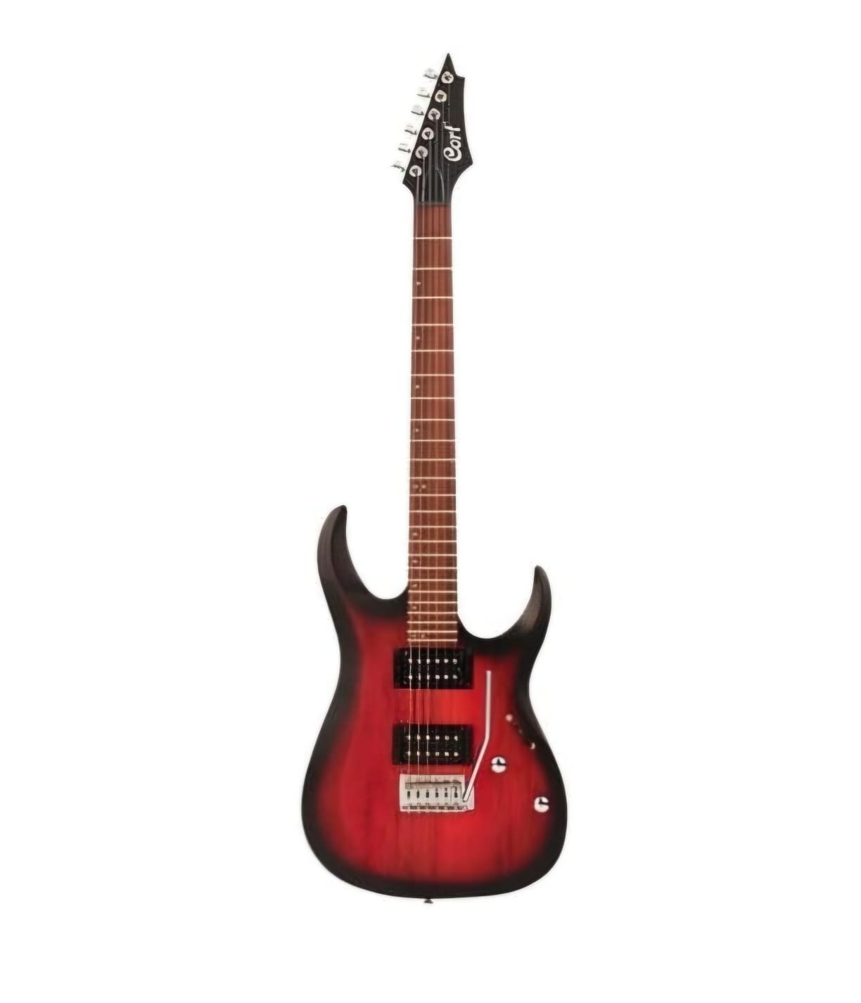 CORT X100 OPBB ELEKTRO GİTAR, OPEN PORE BLACK CHERRY BURST (H-H)
